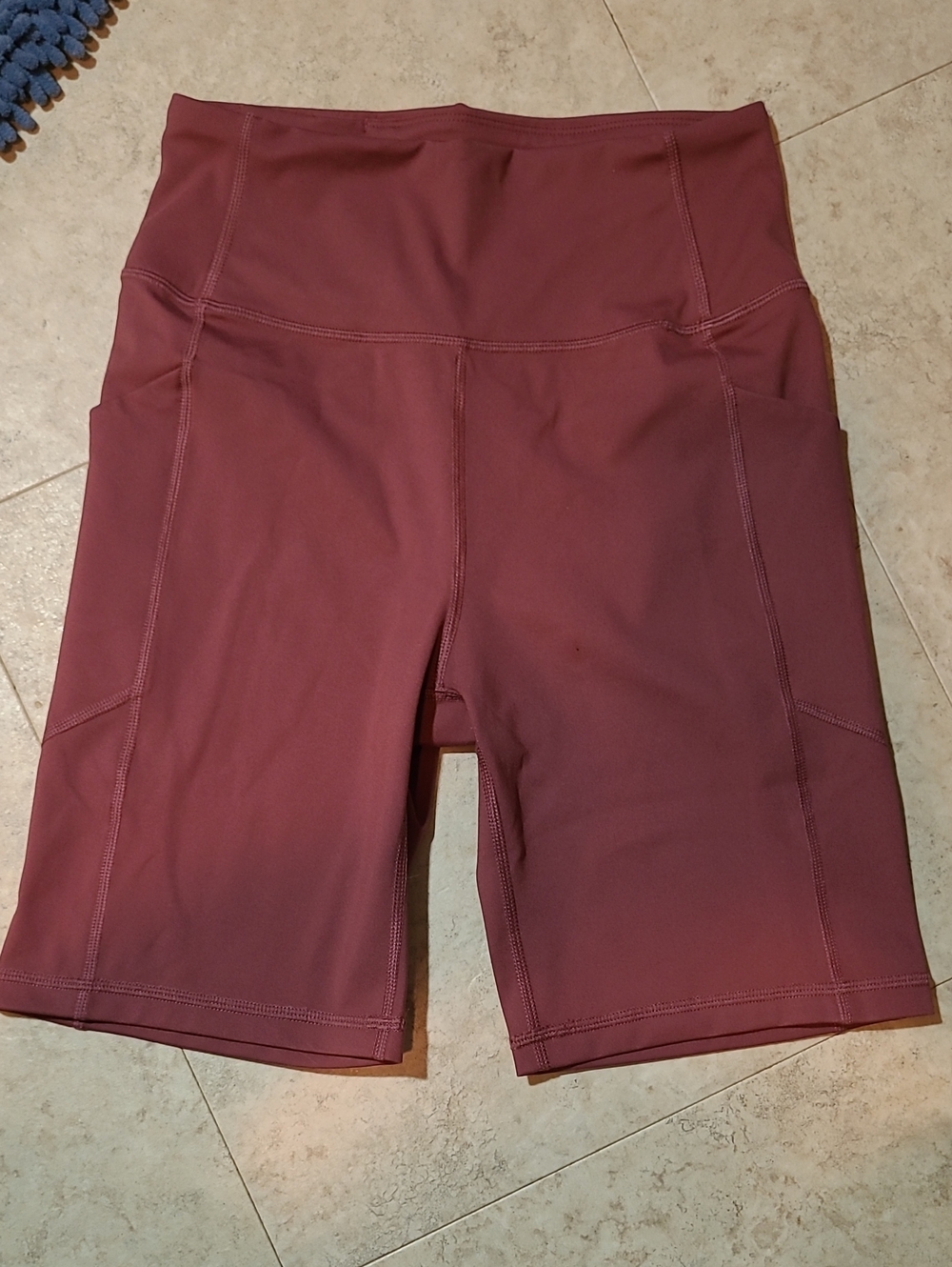 Figs Women's High-Rise Bike Shorts — Dusty Rose Sz S NEW with Tags logo comfort